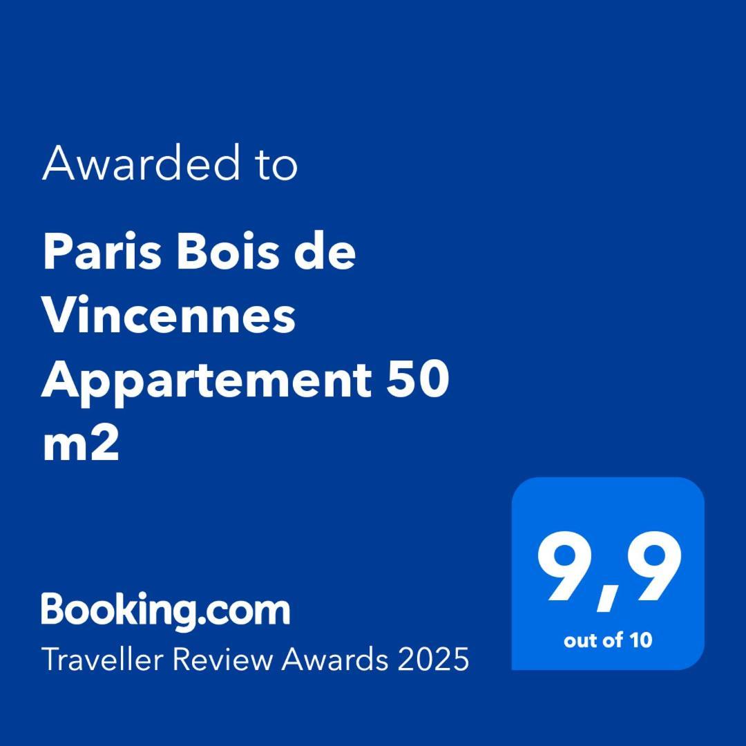 Paris Bois De Vincennes Appartement 50 M2 Bagian luar foto